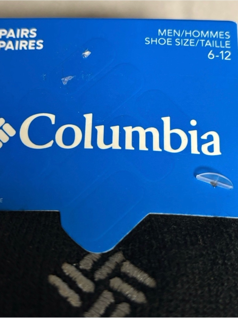New Columbia Socks Men’s 2 Pair Black Warm Fleece Socks Activewear Casual Active - Picture 6 of 12